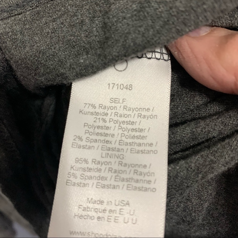 Dolan Anthropologie Left Coast Gray Pleated Dress - Picture 5 of 6